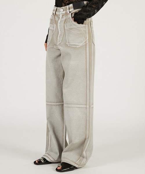 PRANK PROJECT(プランクプロジェクト)の「【2026Spring Pre-Order】ストレートデニムパンツ / Straight Denim Pants(デニムパンツ・レディース・ブルー/ブラック/ベージュ・36/38)」の6枚目の写真