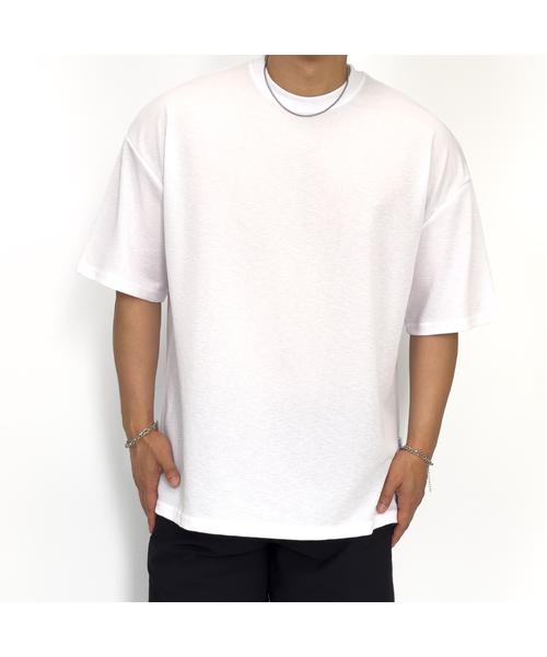 PACIENCIA(パシエンシア)の「AIR-LINE 機能性 オーバーサイズ 半袖(Tシャツ/カットソー・メンズ・ホワイト/ブラック・LARGE/X-LARGE/XX-LARGE)」の1枚目の写真