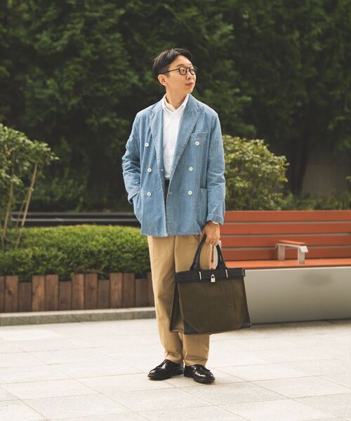 BELLIEF(ベリーフ)の「Gabardine cotton Single Pleat banding chino (Beige)(その他パンツ・メンズ・その他・MEDIUM/LARGE/X-LARGE)」の7枚目の写真