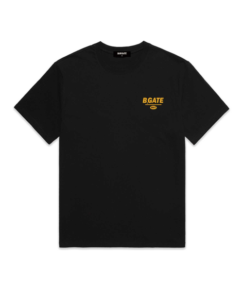 BARIGATE(バリゲート)の「B-GATE スモールロゴオーバーサイズ半袖Tシャツ (BS023) ブラック/イエロー(Tシャツ/カットソー・レディース・その他・SMALL/MEDIUM/LARGE/X-LARGE/XX-LARGE)」の2枚目の写真