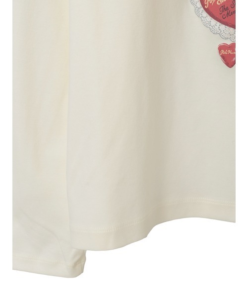 PINK HOUSE（ピンクハウス）の「スウィートメモリープリントカットソー（Tシャツ/カットソー・レディース・キナリ/チョコ/ブラック/レッド/グリーン・MEDIUM/LARGE）」の10枚目の写真