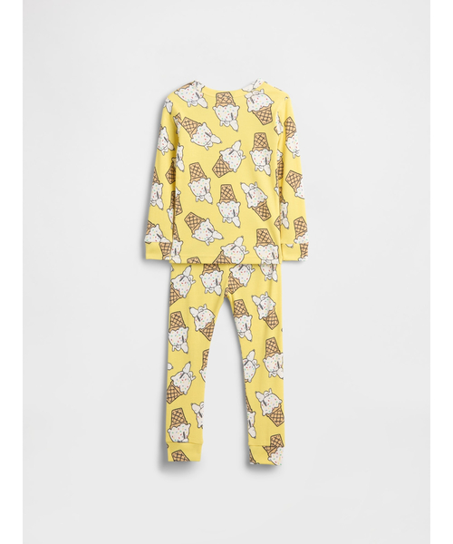 GAP(ギャップ)の「スヌーピー オーガニック ブラッシュドコットン パジャマセット (幼児・ベビー)(ルームウェア/パジャマ・キッズ・アイボリー/イエロー・80cm/90cm/95cm/100cm/105cm/110cm)」の3枚目の写真