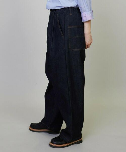 FRAPBOIS（フラボア）の「モーメントデニム デニムパンツ（その他パンツ・レディース・ネイビー/サックスブルー・0/1/2/3）」の3枚目の写真