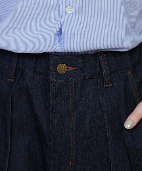 FRAPBOIS（フラボア）の「モーメントデニム デニムパンツ（その他パンツ・レディース・ネイビー/サックスブルー・0/1/2/3）」の6枚目の写真