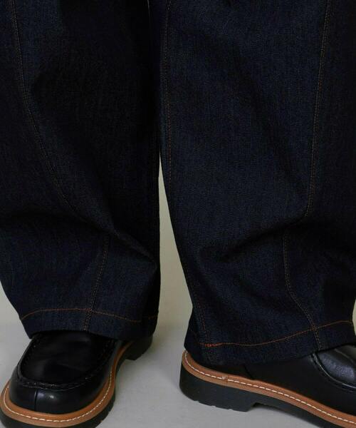 FRAPBOIS（フラボア）の「モーメントデニム デニムパンツ（その他パンツ・レディース・ネイビー/サックスブルー・0/1/2/3）」の10枚目の写真