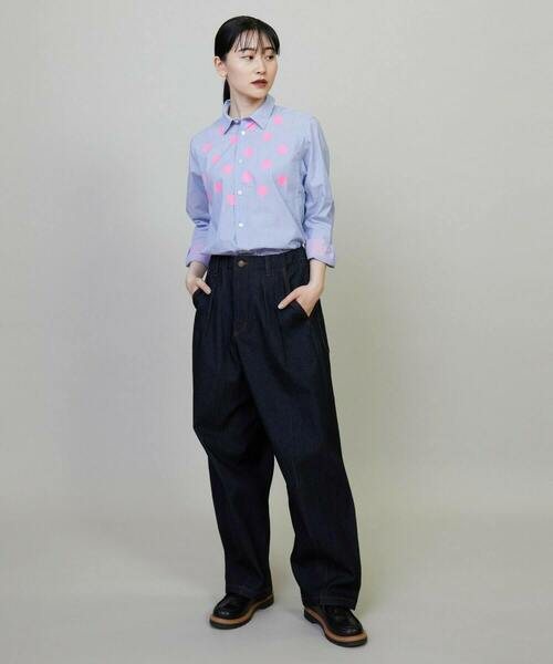 FRAPBOIS（フラボア）の「モーメントデニム デニムパンツ（その他パンツ・レディース・ネイビー/サックスブルー・0/1/2/3）」の19枚目の写真