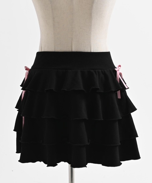 TRAVAS TOKYO(トラバス トウキョウ)の「『TRAVAS TOKYO/トラバス トーキョー』クロップドフーディーセットアップ(セットアップ・レディース・ブラック×ホワイト/ブラック×ピンク・FREE)」の4枚目の写真