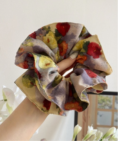 Port(ポート)の「【 Port / ポート 】 フラワーアート シュシュ_(シュシュ・レディース・その他/その他1/その他2・FREE)」の4枚目の写真