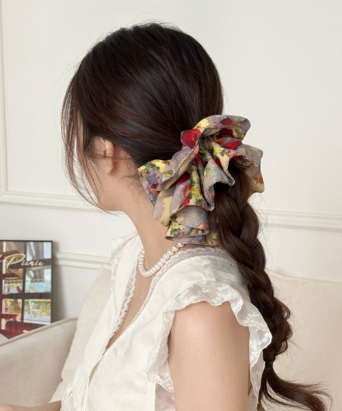 Port(ポート)の「【 Port / ポート 】 フラワーアート シュシュ_(シュシュ・レディース・その他/その他1/その他2・FREE)」の6枚目の写真