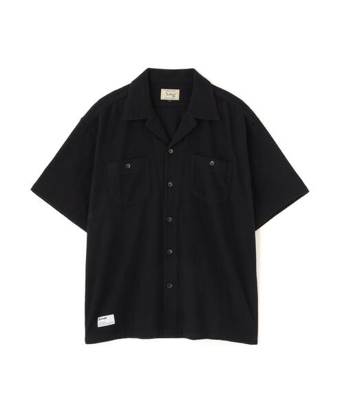 schott（ショット）の「Schott/ショット/HV PLAIN WORK SHIRT/ヘンプビスコース プレーン ワークシャツ（シャツ/ブラウス・メンズ・ベージュ/イエロー/ブラック・M/L/XL/2XL）」の4枚目の写真