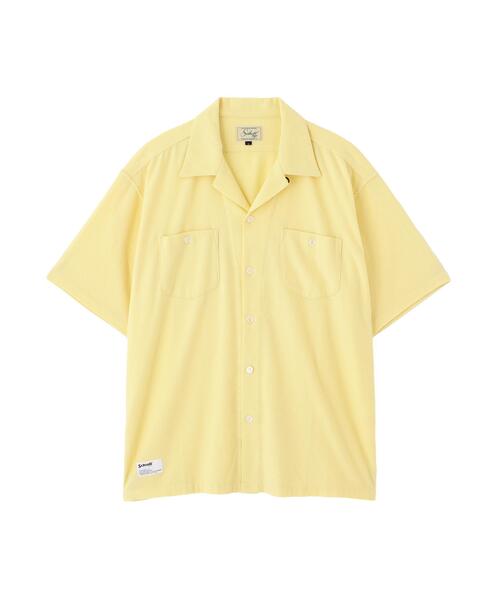 schott（ショット）の「Schott/ショット/HV PLAIN WORK SHIRT/ヘンプビスコース プレーン ワークシャツ（シャツ/ブラウス・メンズ・ベージュ/イエロー/ブラック・M/L/XL/2XL）」の14枚目の写真
