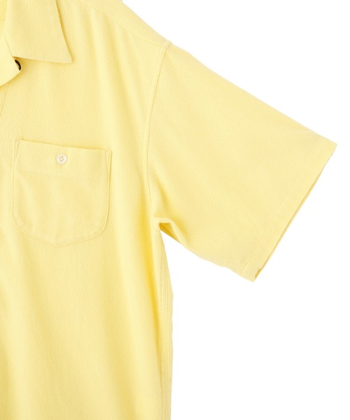 schott（ショット）の「Schott/ショット/HV PLAIN WORK SHIRT/ヘンプビスコース プレーン ワークシャツ（シャツ/ブラウス・メンズ・ベージュ/イエロー/ブラック・M/L/XL/2XL）」の17枚目の写真