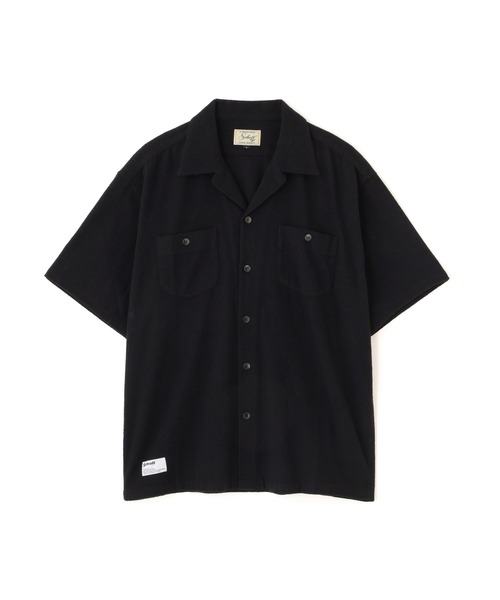 schott（ショット）の「Schott/ショット/HV PLAIN WORK SHIRT/ヘンプビスコース プレーン ワークシャツ（シャツ/ブラウス・メンズ・ベージュ/イエロー/ブラック・M/L/XL/2XL）」の9枚目の写真