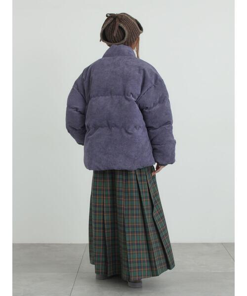 Samansa Mos2（サマンサ モスモス）の「柄アソートコーディロイブルゾン（ブルゾン・レディース・オフホワイト/ミント/ネイビー/ベージュ・F）」の13枚目の写真