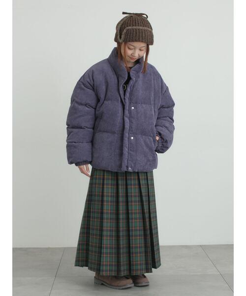 Samansa Mos2（サマンサ モスモス）の「柄アソートコーディロイブルゾン（ブルゾン・レディース・オフホワイト/ミント/ネイビー/ベージュ・F）」の14枚目の写真