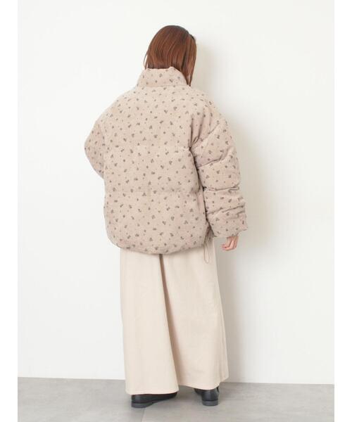 Samansa Mos2（サマンサ モスモス）の「柄アソートコーディロイブルゾン（ブルゾン・レディース・オフホワイト/ミント/ネイビー/ベージュ・F）」の22枚目の写真