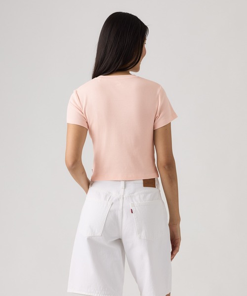 Levi's(リーバイス)の「Levi's/リーバイス グラフィック エッセンシャル スポーティ Tシャツ(Tシャツ/カットソー・レディース・ピンク・M/S/XS)」の2枚目の写真