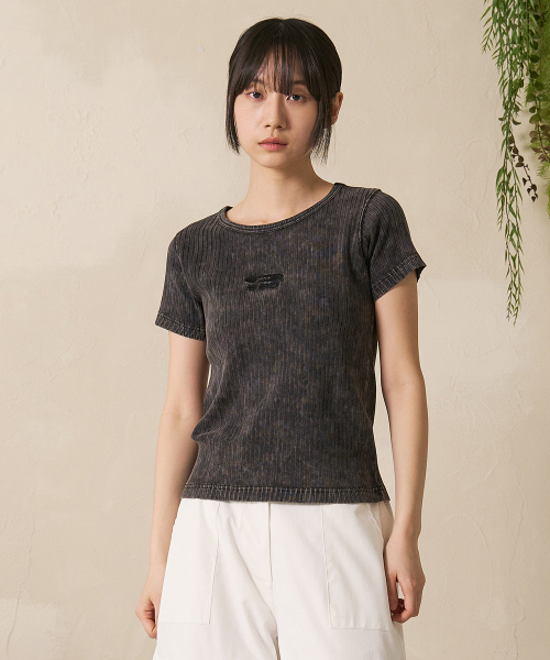 FDR(エフディーアール)の「Sulfar Washing rib Muscle short sleeve White(Tシャツ/カットソー・レディース・その他・S/M/L)」の5枚目の写真