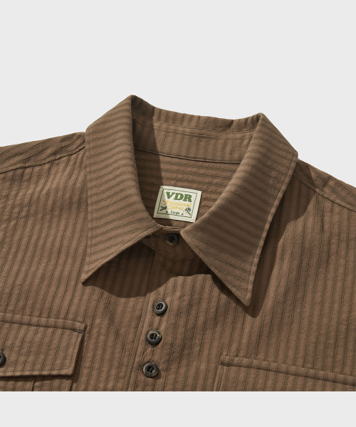 VDR（ブイディアール）の「ROUGHRIDERS SHIRTS [Brown]（シャツ/ブラウス・メンズ・その他・M/L/XL）」の3枚目の写真