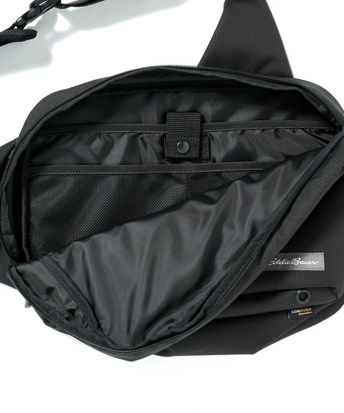 Eddie Bauer(エディーバウアー)の「コーデュラ スリングバッグ(ボディバッグ/ウエストポーチ・メンズ・ブラック/カーキオリーブ・F)」の3枚目の写真