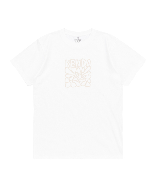 KENDA(ケンダ)の「FLORAL GRAPHIC T-SHIRT (WHITE)(Tシャツ/カットソー・メンズ・ホワイト・S/M)」の1枚目の写真