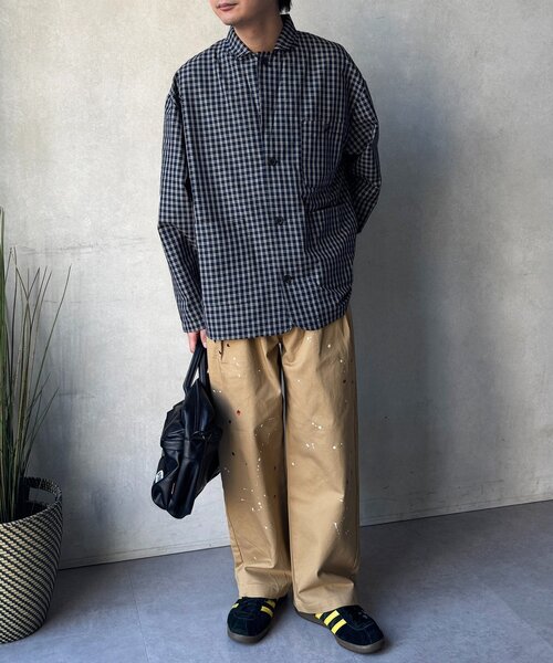 CPCM（シーピーシーエム）の「古着ライクペイントワイドパンツ（その他パンツ・メンズ・ブルー/ベージュ/ブラック・LARGE/MEDIUM）」の7枚目の写真