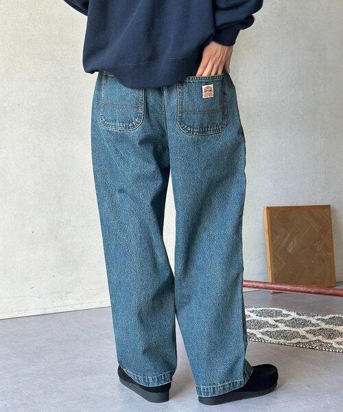 CPCM（シーピーシーエム）の「古着ライクペイントワイドパンツ（その他パンツ・メンズ・ブルー/ベージュ/ブラック・LARGE/MEDIUM）」の10枚目の写真