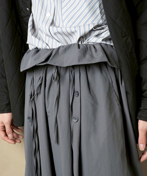 primula(プリムラ)の「2way ワイドスラックス(スラックス・メンズ・グレー・XL/L/M)」の6枚目の写真