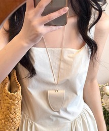 Revo.（レボ）の「【8色展開】カラフル 合皮レザー マグネット サングラス メガネホルダー ロング チャーム ネックレス（チャーム）」