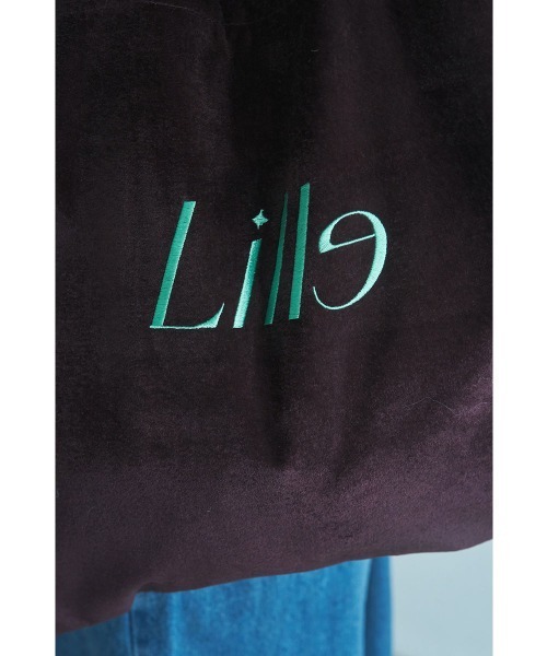 marjour（マージュール）の「VELOUR LOGO TOTE BAG（トートバッグ・レディース・ブラウン/ボルドー・FREE）」の14枚目の写真