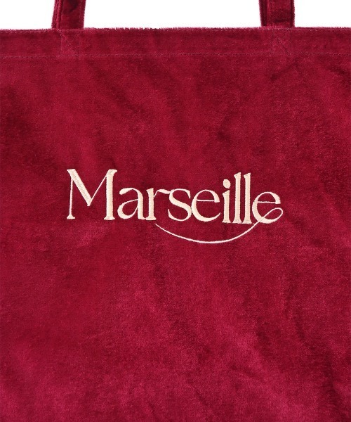 marjour（マージュール）の「VELOUR LOGO TOTE BAG（トートバッグ・レディース・ブラウン/ボルドー・FREE）」の20枚目の写真