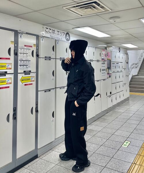 MUCENT（ムセント）の「ハンマーサイドポケットカーペンタースウェットパンツ (3カラー)（スウェットパンツ・レディース・チャコールグレー/ブラック/グレー/チャコール/ブラック系/グレー系・FREE/1）」の12枚目の写真