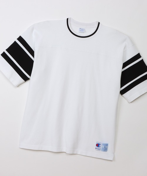 Champion（チャンピオン）の「【Champion/チャンピオン】メンズ アクションスタイル フットボールTシャツ（Tシャツ/カットソー・メンズ・オレンジ系その他2/ホワイト/グレー/ブラック・MEDIUM/X-LARGE/LARGE）」の13枚目の写真