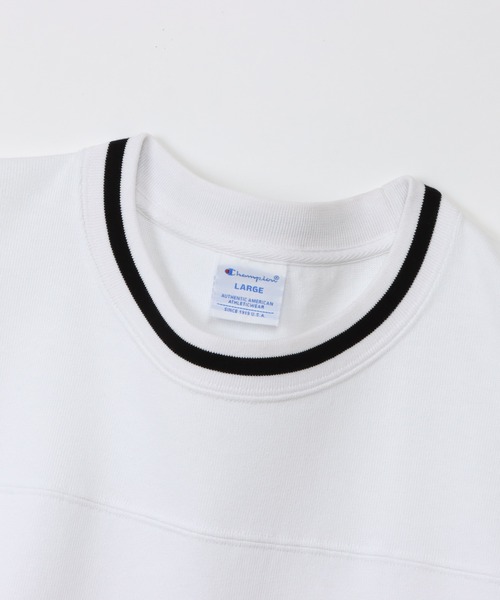 Champion（チャンピオン）の「【Champion/チャンピオン】メンズ アクションスタイル フットボールTシャツ（Tシャツ/カットソー・メンズ・オレンジ系その他2/ホワイト/グレー/ブラック・MEDIUM/X-LARGE/LARGE）」の14枚目の写真