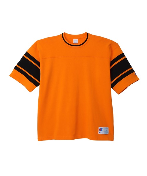 Champion（チャンピオン）の「【Champion/チャンピオン】メンズ アクションスタイル フットボールTシャツ（Tシャツ/カットソー・メンズ・オレンジ系その他2/ホワイト/グレー/ブラック・MEDIUM/X-LARGE/LARGE）」の8枚目の写真