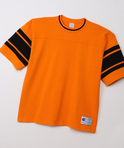 Champion（チャンピオン）の「【Champion/チャンピオン】メンズ アクションスタイル フットボールTシャツ（Tシャツ/カットソー・メンズ・オレンジ系その他2/ホワイト/グレー/ブラック・MEDIUM/X-LARGE/LARGE）」の10枚目の写真