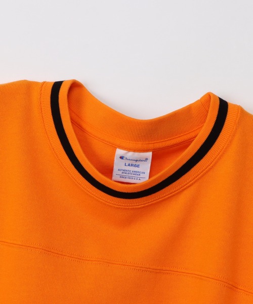 Champion（チャンピオン）の「【Champion/チャンピオン】メンズ アクションスタイル フットボールTシャツ（Tシャツ/カットソー・メンズ・オレンジ系その他2/ホワイト/グレー/ブラック・MEDIUM/X-LARGE/LARGE）」の11枚目の写真