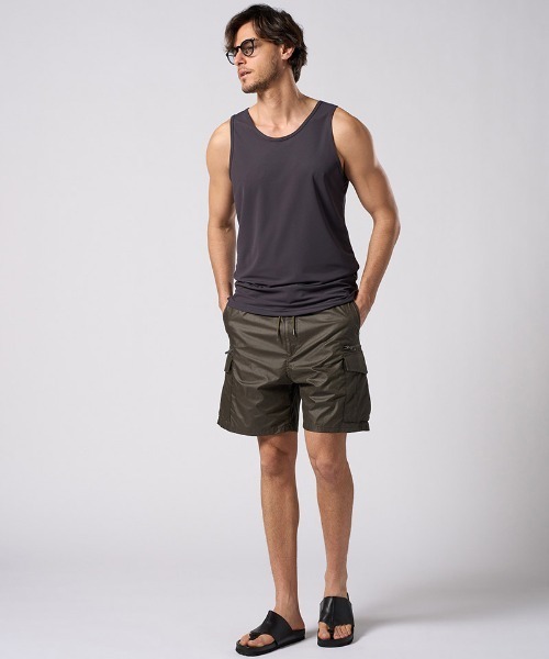 wjk(ダヴルジェイケイ)の「mta599- cool tank top タンクトップ(7133 pe55i)(タンクトップ・メンズ・ブラック/チャコール/ホワイト・XL/L/M/S)」の9枚目の写真