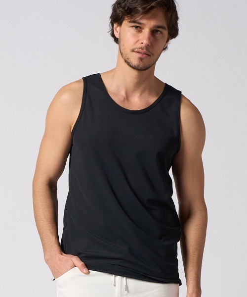 wjk(ダヴルジェイケイ)の「mta599- cool tank top タンクトップ(7133 pe55i)(タンクトップ・メンズ・ブラック/チャコール/ホワイト・XL/L/M/S)」の13枚目の写真