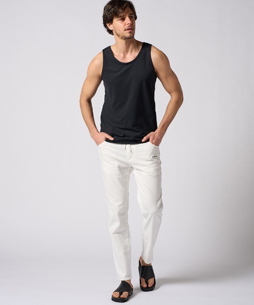 wjk(ダヴルジェイケイ)の「mta599- cool tank top タンクトップ(7133 pe55i)(タンクトップ・メンズ・ブラック/チャコール/ホワイト・XL/L/M/S)」の16枚目の写真