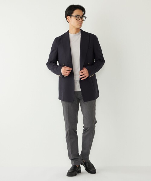 SHIPS Colors:〈撥水・手洗い可能〉モノ・マガジン コラボ ネイビー