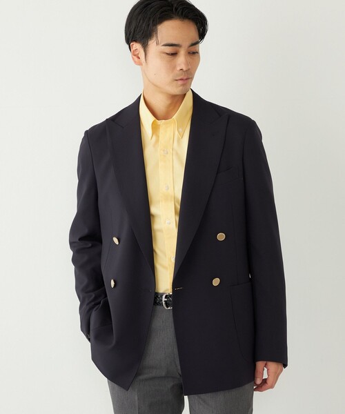 SHIPS Colors:〈撥水・手洗い可能〉モノ・マガジン コラボ ネイビー