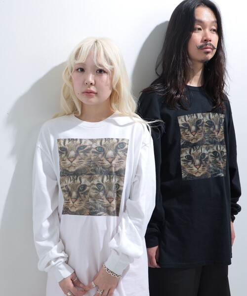 mmts（マミタス）の「【COLLABORATION】清水奈緒 / デコ 4パネル ロングTシャツ（Tシャツ/カットソー・レディース・ブラック/ホワイト・XL/L/M）」の18枚目の写真