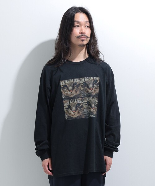 mmts（マミタス）の「【COLLABORATION】清水奈緒 / デコ 4パネル ロングTシャツ（Tシャツ/カットソー・レディース・ブラック/ホワイト・XL/L/M）」の21枚目の写真