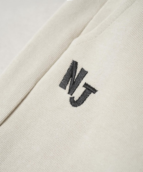 1111clothing(ワンフォークロージング)の「NEW JACK 刺繍 バレルスウェットパンツ / NEW JACK Embroidered Barrel Sweatpants(スウェットパンツ・メンズ・ブラック/グレイッシュベージュ・M/L)」の18枚目の写真