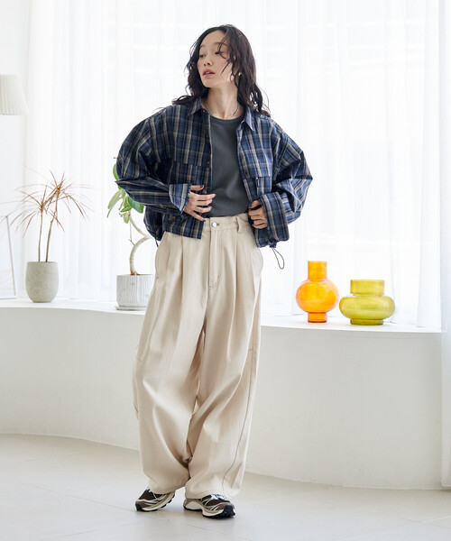 FREAK'S STORE（フリークスストア）の「Foxfire × FREAK'S STORE/フォックスファイヤー 別注 フィッシングポケット ロングスリーブシャツ（シャツ/ブラウス・レディース・グレー/グリーン/インディゴブルー/ベージュ/カモフラージュ・ﾌﾘ-）」の6枚目の写真