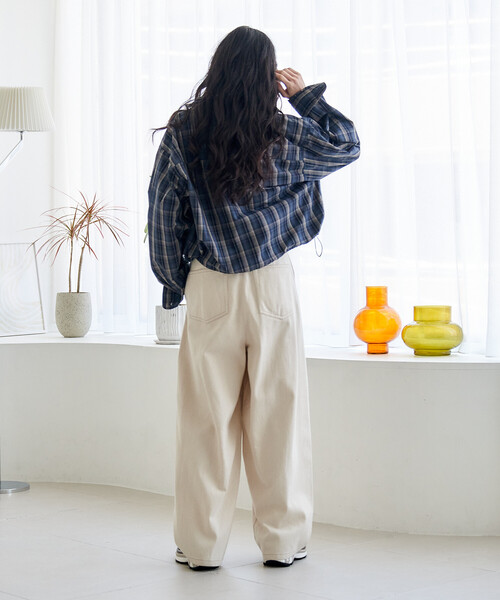 FREAK'S STORE（フリークスストア）の「Foxfire × FREAK'S STORE/フォックスファイヤー 別注 フィッシングポケット ロングスリーブシャツ（シャツ/ブラウス・レディース・グレー/グリーン/インディゴブルー/ベージュ/カモフラージュ・ﾌﾘ-）」の10枚目の写真