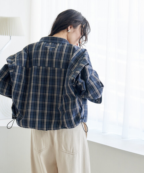 FREAK'S STORE（フリークスストア）の「Foxfire × FREAK'S STORE/フォックスファイヤー 別注 フィッシングポケット ロングスリーブシャツ（シャツ/ブラウス・レディース・グレー/グリーン/インディゴブルー/ベージュ/カモフラージュ・ﾌﾘ-）」の17枚目の写真