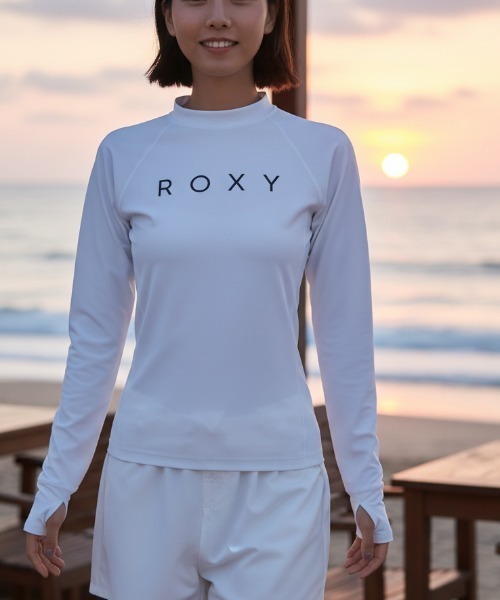 水着・ラッシュガード Riy セール】【ROXY/ロキシー】RASHIE L/S 水陸両用 ハイネック 長袖
