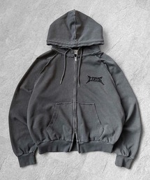 ILL'S（イルズ）の「『ILLS』 LOGO Embroidery FULL ZIP HOODIE   『ILLS』 LOGO刺繍フルジップフーディー メンズ レディース ユニセックス（パーカー）」